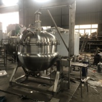 Huashang Custom RVS Jacket Kettle Mengketel met GAS Verwarming Circulatiesysteem Jacket Kettle