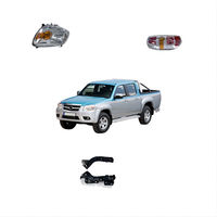 Feux avant, feux arrière, feux de position, calandre, support de pare-chocs avant, feux antibrouillard, cache, capot, bande pour Mazda BT-50 2008