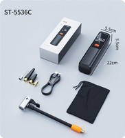 Inflador de neumáticos eléctrico Digital de 4500mAh, 150 PSI, cilindro de 19mm, compresor de aire de emergencia portátil para coche, motocicleta y bicicleta