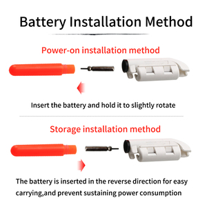 ที่วางคันเบ็ดไฟฟ้าแบบมีไฟ ที่วางคันเบ็ดแบบถอดได้ กันน้ำ ลอยน้ำได้ อุปกรณ์ตกปลาตอนกลางคืน ไม่รวมแบตเตอรี่ - Product Image 5