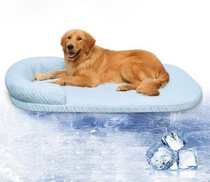 Hunde kühl matratze Memory Foam Wasch barer Stoff bezug Mittelgroße Hunde Katzen Abnehmbare Zwinger Pad Haustier bett - Product Image 1