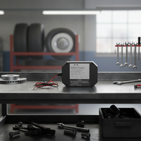 Petit chargeur de batterie électronique embarqué 12V 1.5A, prise d'entrée 110V compatible EU/US/JP, modèle STC1215, garantie 1 an
