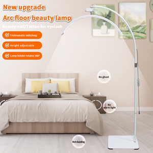 <span class=keywords><strong>Lampe</strong></span> de beauté à distance mise à niveau en gros <span class=keywords><strong>loupe</strong></span> faciale <span class=keywords><strong>manucure</strong></span> demi-lune anneau lumineux 24 pouces 3200k à 5600k pour vidéo - Product Image 2