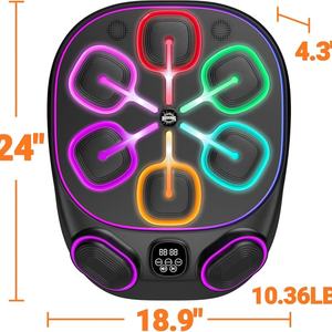 Machine <span class=keywords><strong>d</strong></span>'entraînement <span class=keywords><strong>de</strong></span> <span class=keywords><strong>boxe</strong></span> électronique musicale avec logo personnalisé, <span class=keywords><strong>équipement</strong></span> <span class=keywords><strong>de</strong></span> fitness intelligent pour la perte <span class=keywords><strong>de</strong></span> poids - Product Image 2