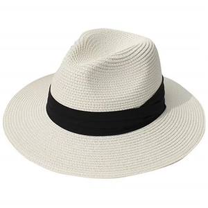 Chapeau de paille <span class=keywords><strong>Panama</strong></span> unisexe à large bord, style décontracté, pour l'été, la plage, le sport et les affaires, collection <span class=keywords><strong>2022</strong></span>, vente en gros - Product Image 6