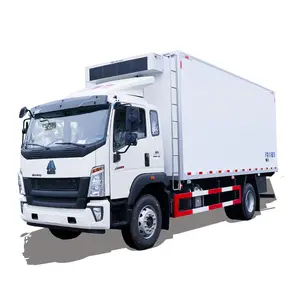 SINOTRUK HOWO nouveau ou utilisé 4*2 35m3 congelé rencontrer légumes réfrigérateur congélateur camion à vendre