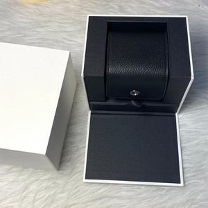 High-End Leather <b>Waterproof</b> Custom Logo Luxury Single Watch Case <b>Box</b> Manufacturer Watch Gift Packaging <b>Box</b> for Watch - Product Image 1