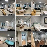 Nouveau design Australie extensible Venezuela Maison en conteneur extensible à bas prix Maison pliante à double aile de 40 pieds à vendre
