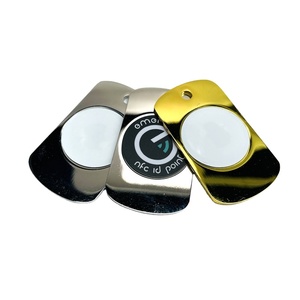 스테인레스 스틸 금속 NFC 키 태그 개 태그 애완 동물 ID 태그 사용자 정의 로고 - Product Image 1