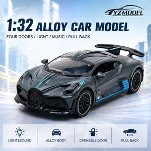 Modèle <span class=keywords><strong>de</strong></span> <span class=keywords><strong>voiture</strong></span> <span class=keywords><strong>de</strong></span> sport en alliage à l'échelle 1:32, Divo, portes ouvrables, roues à traction, édition limitée, supercar jouet avec son et lumière - Product Image 2