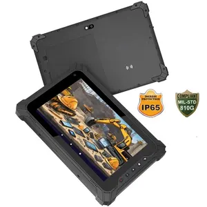 Genzo 8/10 Inch 8gb Ram Rugged Android Tablet With Barcode Scanner Industrial Tablet Waterproof Rugged Tablet Android