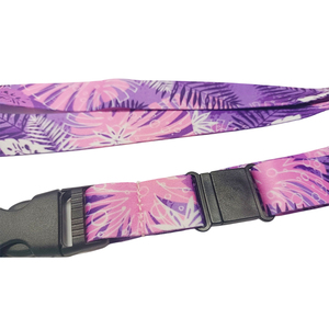 Full Sublimation Printed <b>Polyester</b> <b>Lanyard</b> with Metal D-Ring Adjustable Length Safety Breakaway Neck Strap Trade Shows ID Card - Product Image 2