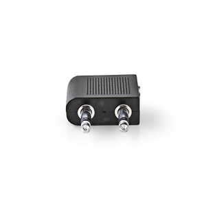 Adaptador de audio de 2x 3.5mm macho a 3.5mm hembra, divisor de audio para uso en avión - Product Image 3