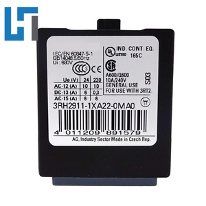 สวิตช์เสริมแบบใหม่ของแท้ 2NO+2NC 3RH2911-1XA22-0MA0 ตัวควบคุมโปรแกรม PLC 3RH29111XA220MA0 มีสินค้าในสต็อก - Product Image 3