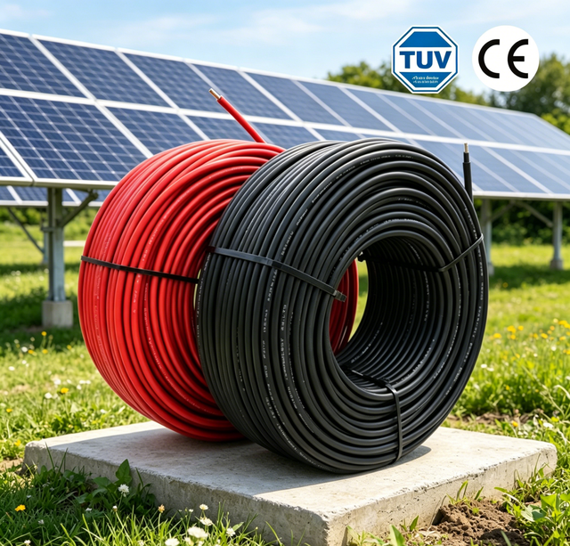 6mm Single Core Solar Pv Cable Aluminum PV Cable Aluminum Photovoltaic Solar Cable