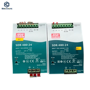 SDR-480-24 สวิตชิ่งพาวเวอร์ซัพพลาย 480W 110V/220V 20A ตัวแปลงไฟ AC การเขียนโปรแกรม PLC พาวเวอร์ซัพพลายอุตสาหกรรม - Product Image 1