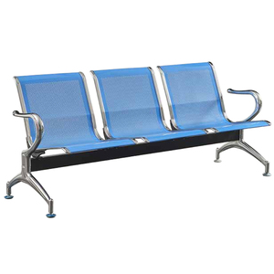 فولاذ كبير حديث يتكون من ثلاثة أشخاص للانتظار المريح للمدارس ومراكز التسوق والمستشفيات والمطارات - Product Image 1