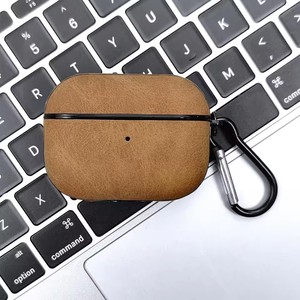 Funda para AirPods con Patrón de Piel de Oveja Retro, PC Rígido + Cuero PU, Cubierta Antiarañazos con Llavero - Product Image 2