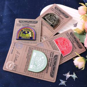 Spille Personalizzate con Logo in Metallo, Set di Spille Smaltate con Cartoncino, <span class=keywords><strong>Badge</strong></span> Personalizzati - Product Image 6