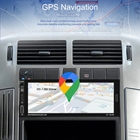 Podofo Autoradio Android 6.86 pouces 2 + 64 Go 1 Din avec Carplay sans fil et Android Auto Autoradio GPS BT FM RDS