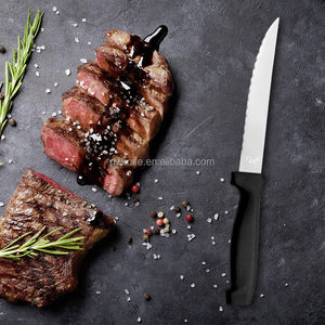 6 adet mutfak çatal sofra bıçağı paslanmaz çelik tırtıklı mızrak noktası bıçak biftek bıçağı seti - Product Image 4