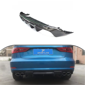 <span class=keywords><strong>Paraurti</strong></span> auto in fibra di carbonio <span class=keywords><strong>Audi</strong></span> <span class=keywords><strong>A3</strong></span> S3 diffusore labbro <span class=keywords><strong>paraurti</strong></span> posteriore per <span class=keywords><strong>Audi</strong></span> <span class=keywords><strong>A3</strong></span> 8V SLINE S3 berlina 2014 - 2016 - Product Image 6