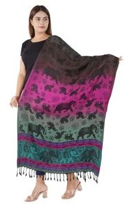 Écharpes longues en viscose à imprimé animal, douces et tendance pour femmes, avec tissu respirant, texture élégante et usage quotidien - Product Image 2