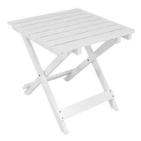 Table d'appoint pliante en bois classique moderne, table de camping en cèdre, table de pique-nique pour meubles de jardin d'extérieur