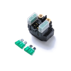 Relé de arranque para motocicleta, 12 V, terminales de tornillo, montaje en superficie, para reparación de repuesto Yamaha, plástico negro - Product Image 4