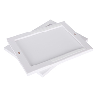 Lot de 50 cadres photo élégants avec ruban adhésif et plexiglas transparent pour décoration murale.