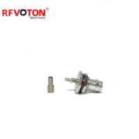 Connecteur à sertir femelle BNC étanche RFvoton 50ohm pour connecteur RG174 LMR316