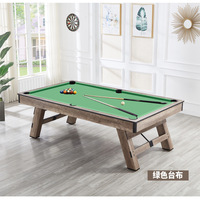 Table de Snooker Domestique en Ardoise Écologique de Haute Qualité, aux Normes Internationales, Nouvelles Fonctionnalités Populaires pour les Joueurs de Billard et de Snooker