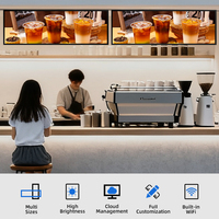 Señalización Digital para Bordes de Estantes en Supermercados y Tiendas Minoristas, Pantalla LCD Ultra Ancha, Pantalla Publicitaria de Grado Comercial