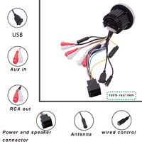 HASDA-Vente chaude étanche marine 6.5 pouces haut-parleurs H-065 * 4 + médias numériques BT Radio Play H-836 + câble de données USB + antenne-SUIT