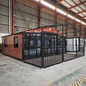 야외 인기있는 모바일 조립식 주택 현대 작은 집 캡슐 오두막 사무실 모듈 형 20ft 40ft 컨테이너 주택 판매 - Product Image 1