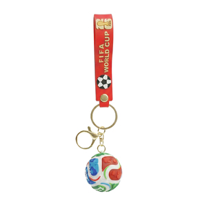 Llavero de Plástico Ele-Gate con Diseño de Balón de Fútbol, Recuerdo de Fútbol - Product Image 4