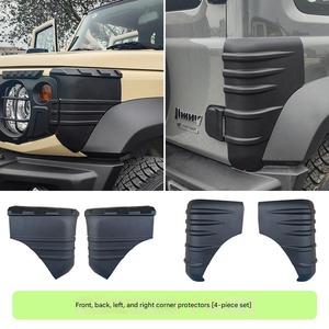 JB64 et JB74 <span class=keywords><strong>Suzuki</strong></span> <span class=keywords><strong>Jimny</strong></span> 3 portes et 5 portes Modifications extérieures, garniture Black Knight, protecteurs d'angle d'aile. - Product Image 2