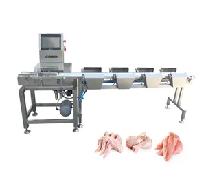 ماكينة تصنيف الروبيان الأوتوماتيكية حسب الوزن للحم واللحم والدجاج