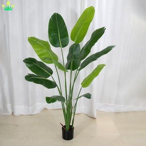 Palmiers artificiels de <span class=keywords><strong>voyageur</strong></span>, feuilles de bananier, arbres d'intérieur, simulation de bonsaï, décoration pour la maison, le jardin, les anniversaires, les mariages et Noël - Product Image 6
