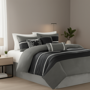 Ensemble de couette Db 7 pièces, motif floral tissé, pour lit Queen, King, Super King, chambre à coucher, maison, hôtel, mariage - Product Image 2