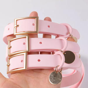 Accessoires étanches en PVC pour animaux de compagnie Collier souple à boucle pour <span class=keywords><strong>chien</strong></span> Collier réglable en PVC pour chiens miniatures/petits/moyens - Product Image 2