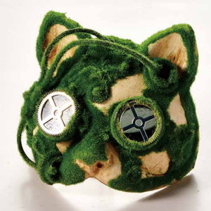 Moss Deer boynuz maskeli maske yeşil orman cadılar bayramı kostüm Prop PVC yapılmış - Product Image 6