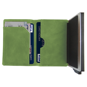กระเป๋าสตางค์หนัง PU ป้องกัน RFID แบบมินิมอล พับได้ ใส่บัตรได้ เหมาะสำหรับทุกเพศทุกวัย ของขวัญ ผลิตในจีน - Product Image 2