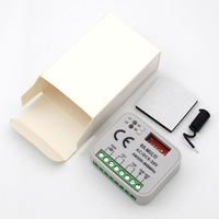 Module récepteur de relais sans fil universel 433 MHz DC 12V 2 canaux et 2 télécommandes émettrices 433 MHz