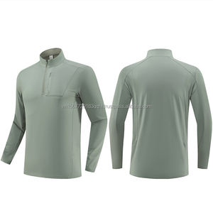 Sudadera Deportiva Cálida con Media Cremallera, para Otoño e Invierno, Unisex, para Entrenamiento al Aire Libre, Ciclismo, Running y Fitness - Product Image 3