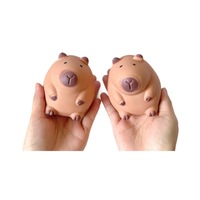 Jouet anti-stress le plus vendu : Capybara en caoutchouc souple 3D, jouet de décompression à rebond lent pour soulager le stress - Vente en gros