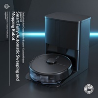 Robot aspirateur laveur tout-en-un transfrontalier avec navigation laser LDS, moteur sans balais et forte aspiration
