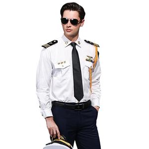 Chemise <span class=keywords><strong>de</strong></span> travail pour homme, uniforme <span class=keywords><strong>de</strong></span> commerçant, <span class=keywords><strong>de</strong></span> fonctionnaire, <span class=keywords><strong>de</strong></span> commandant, décontractée, respirante, polyester/coton, toutes saisons - Product Image 5