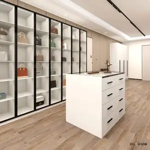 巴洛姆玻璃门衣柜衣柜高端系列现代设计工厂供应卧室更衣室衣柜