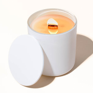 Mescente Wholesale Large Wood Wick Jar Vanilla Scented <strong>Candles</strong>, Sandalwood Aromatherapy <strong>Candle</strong> - Product Image 4